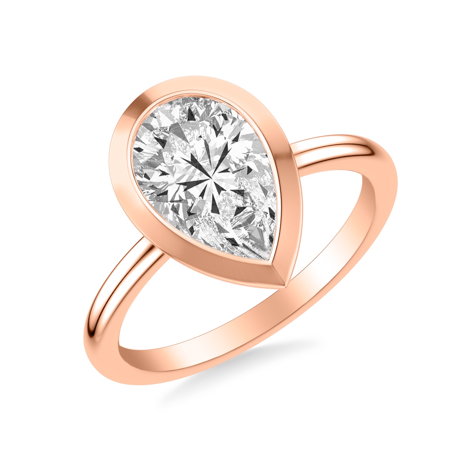 Solstice Pear · Rose Gold