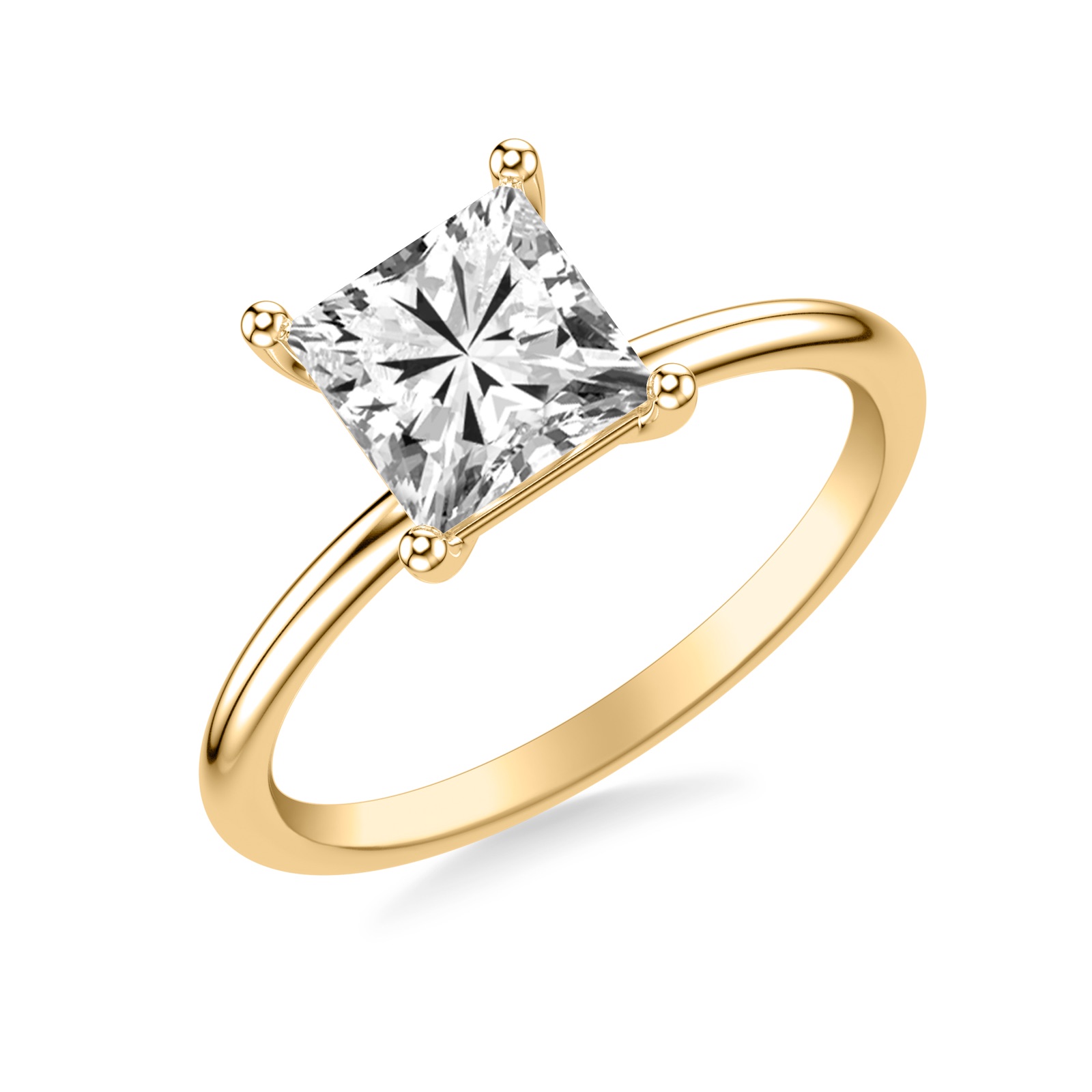 Bellamy Princess · Yellow Gold