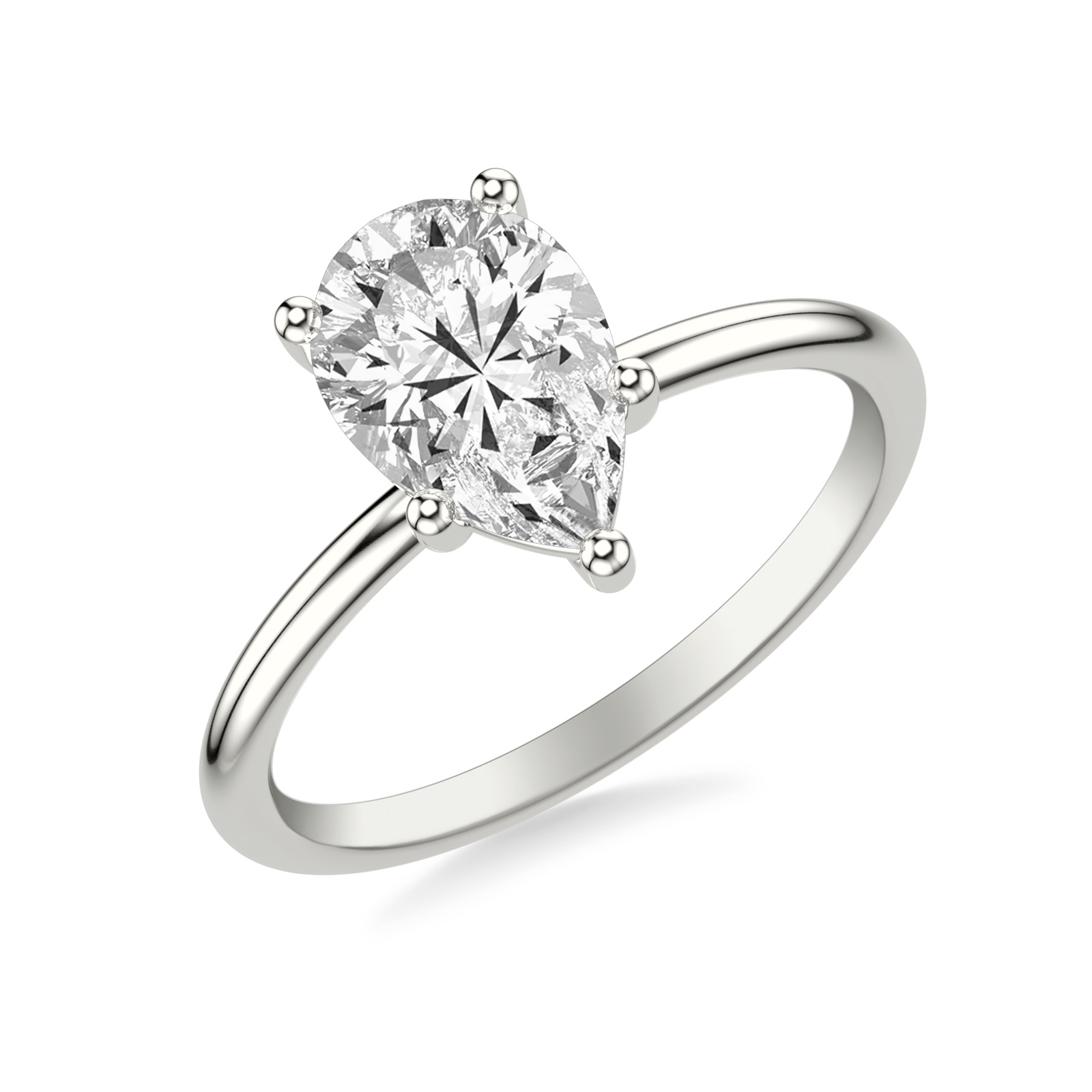 Giselle Pear · White Gold