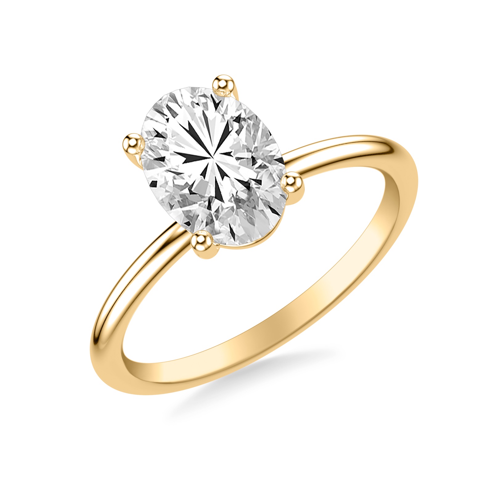 Maren Oval · Yellow Gold