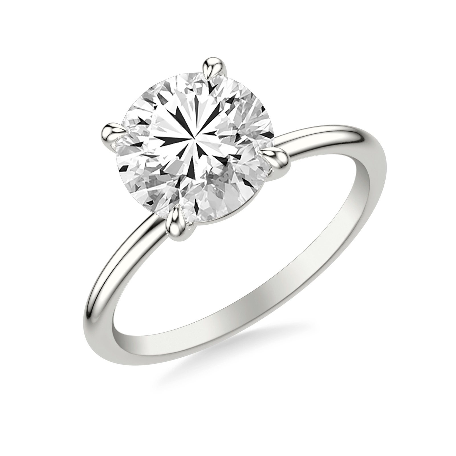 Imogen Round · White Gold