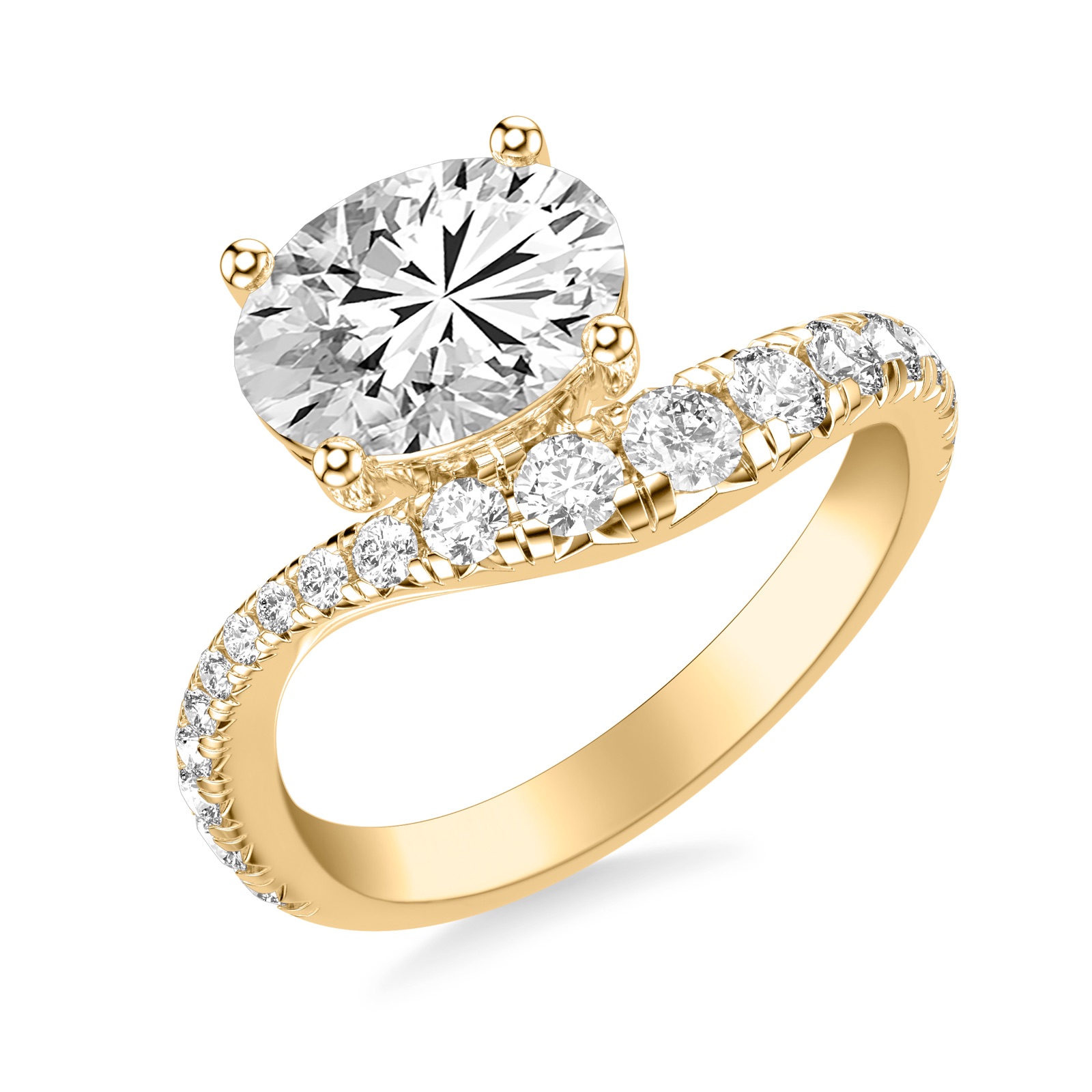 Ondine Oval · Yellow Gold