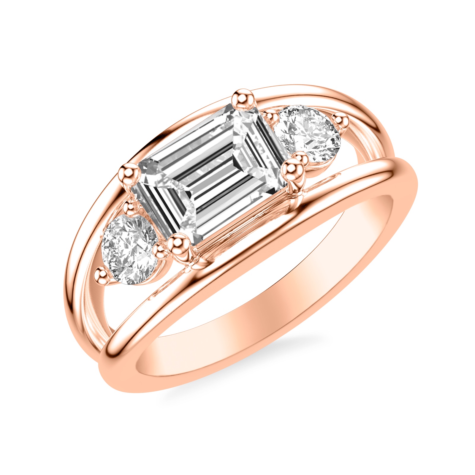Mirabel Emerald · Rose Gold