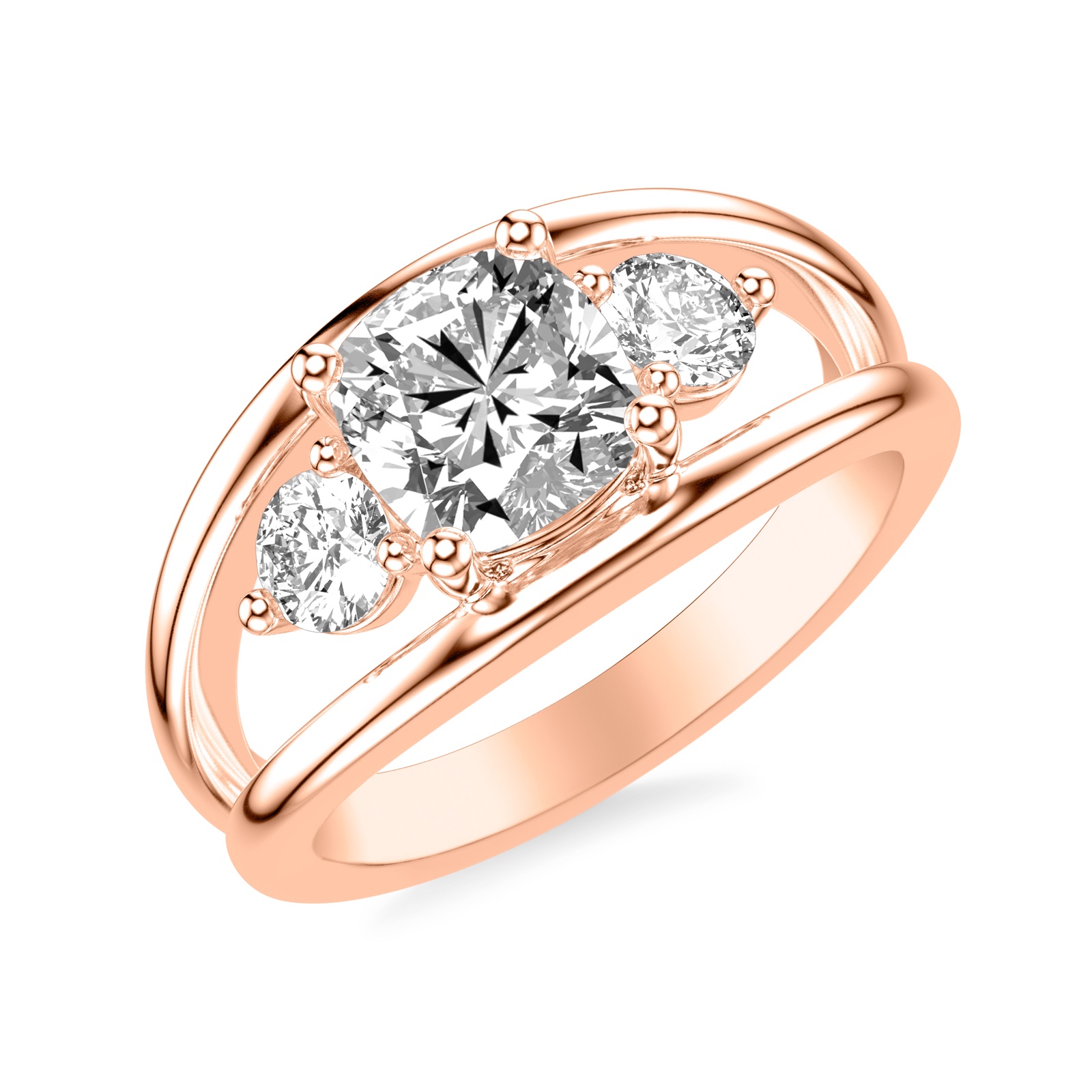 Primrose Cushion · Rose Gold