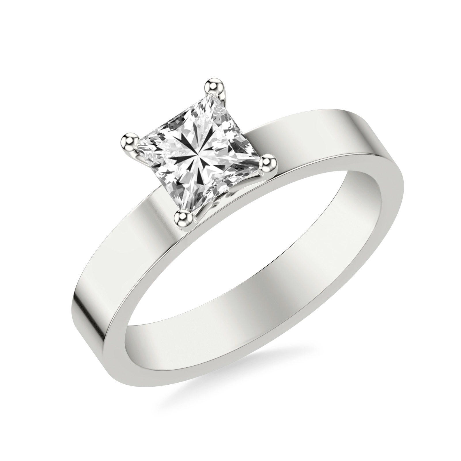 Seraphine Princess · White Gold