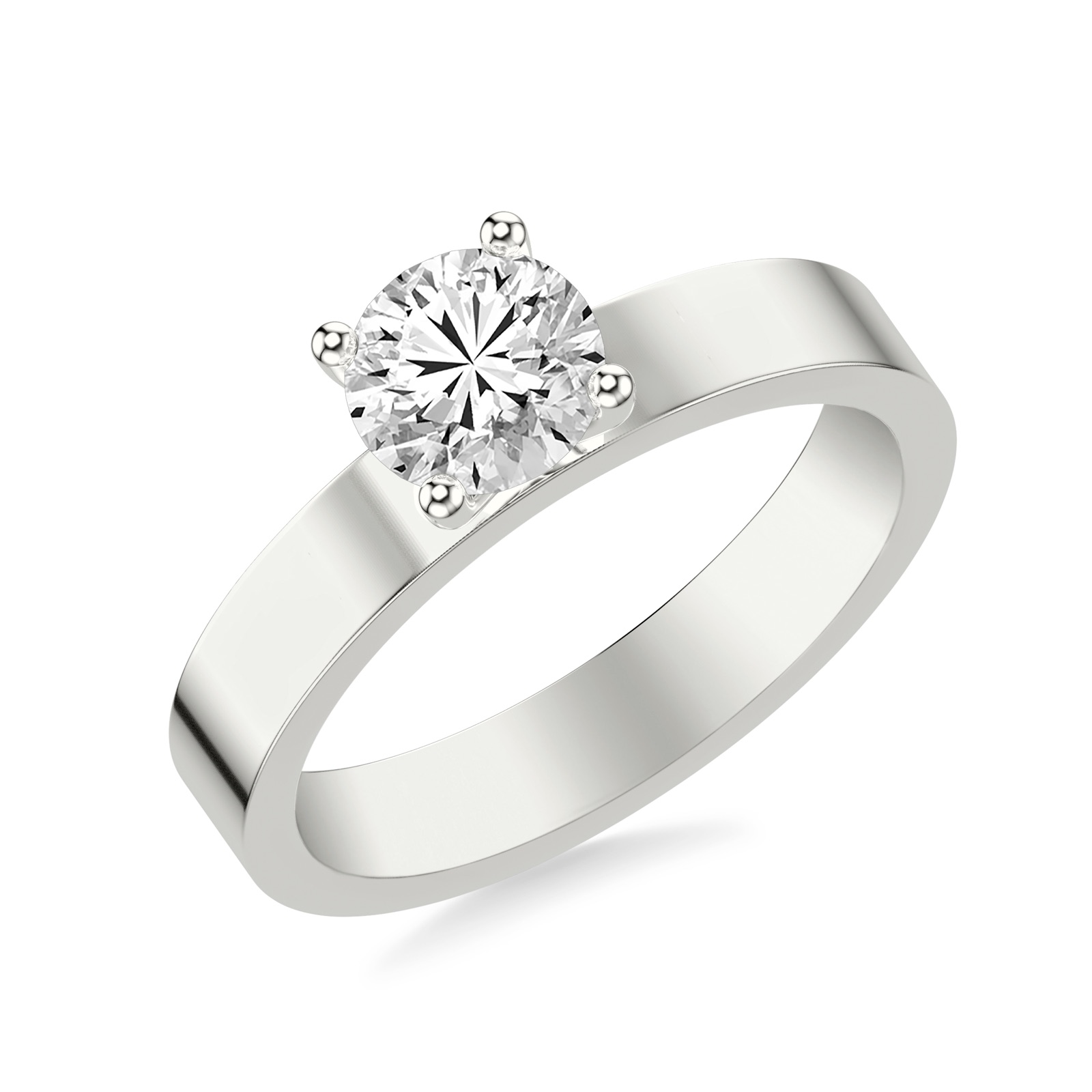 Winnow Round · White Gold