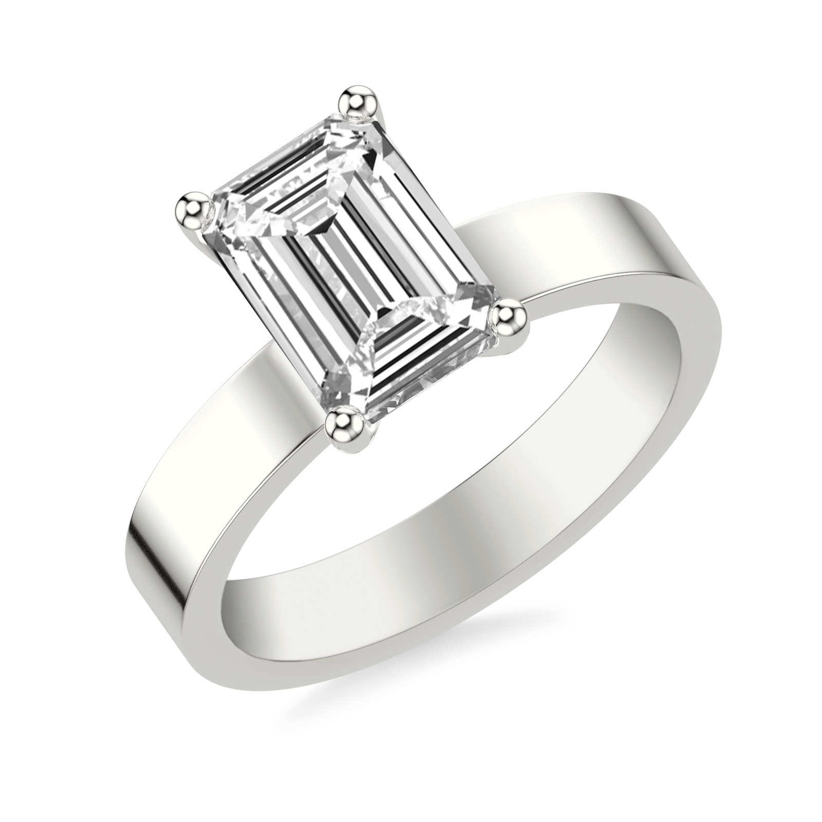 Vaughn Emerald · White Gold 12313JEWW
