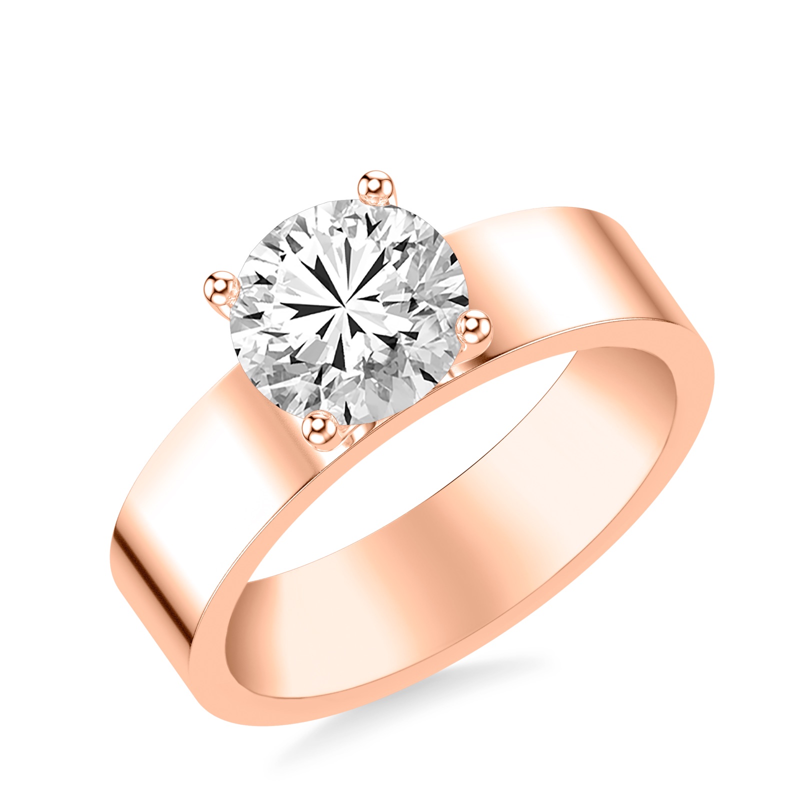 Duet Round · Rose Gold