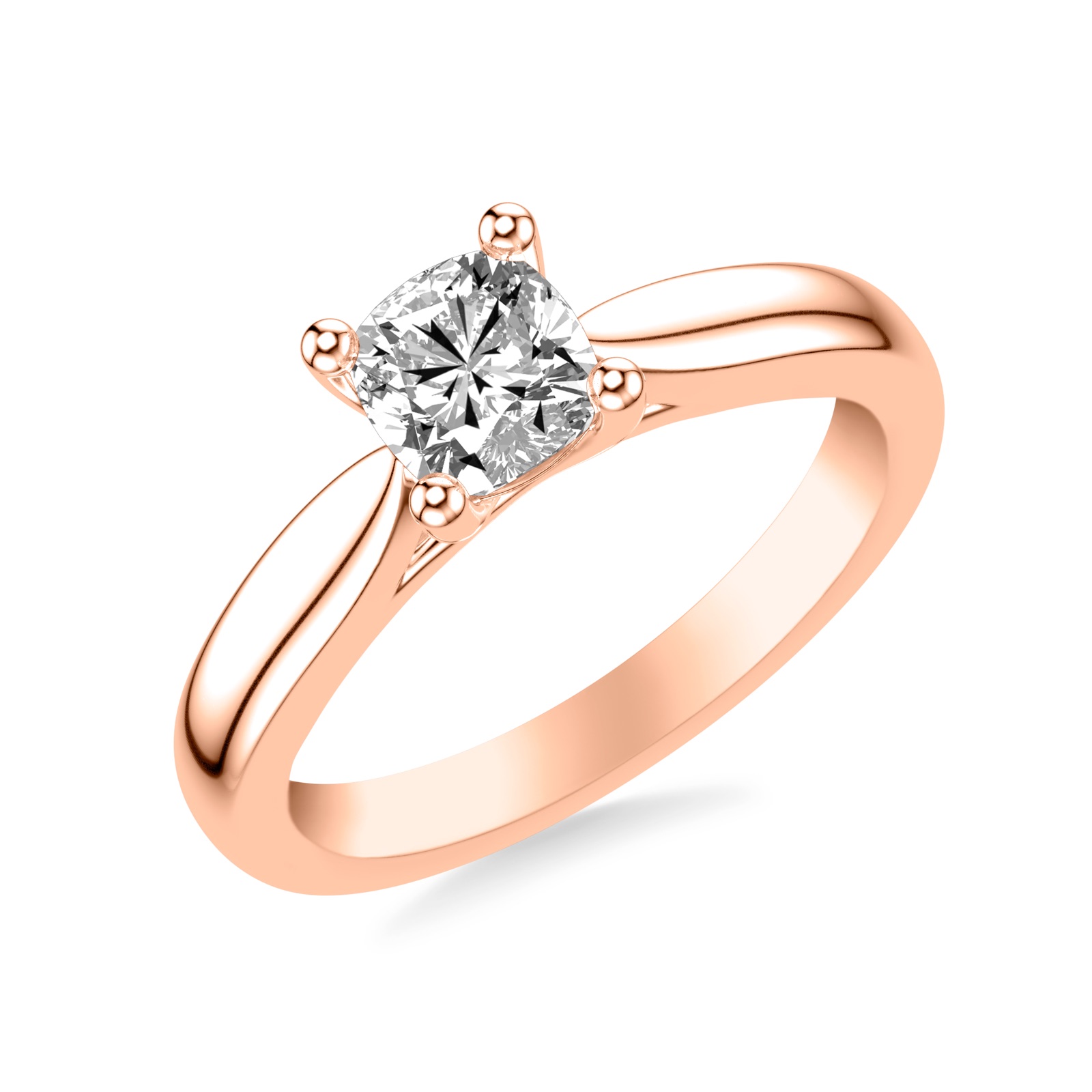 Oriane Cushion · Rose Gold