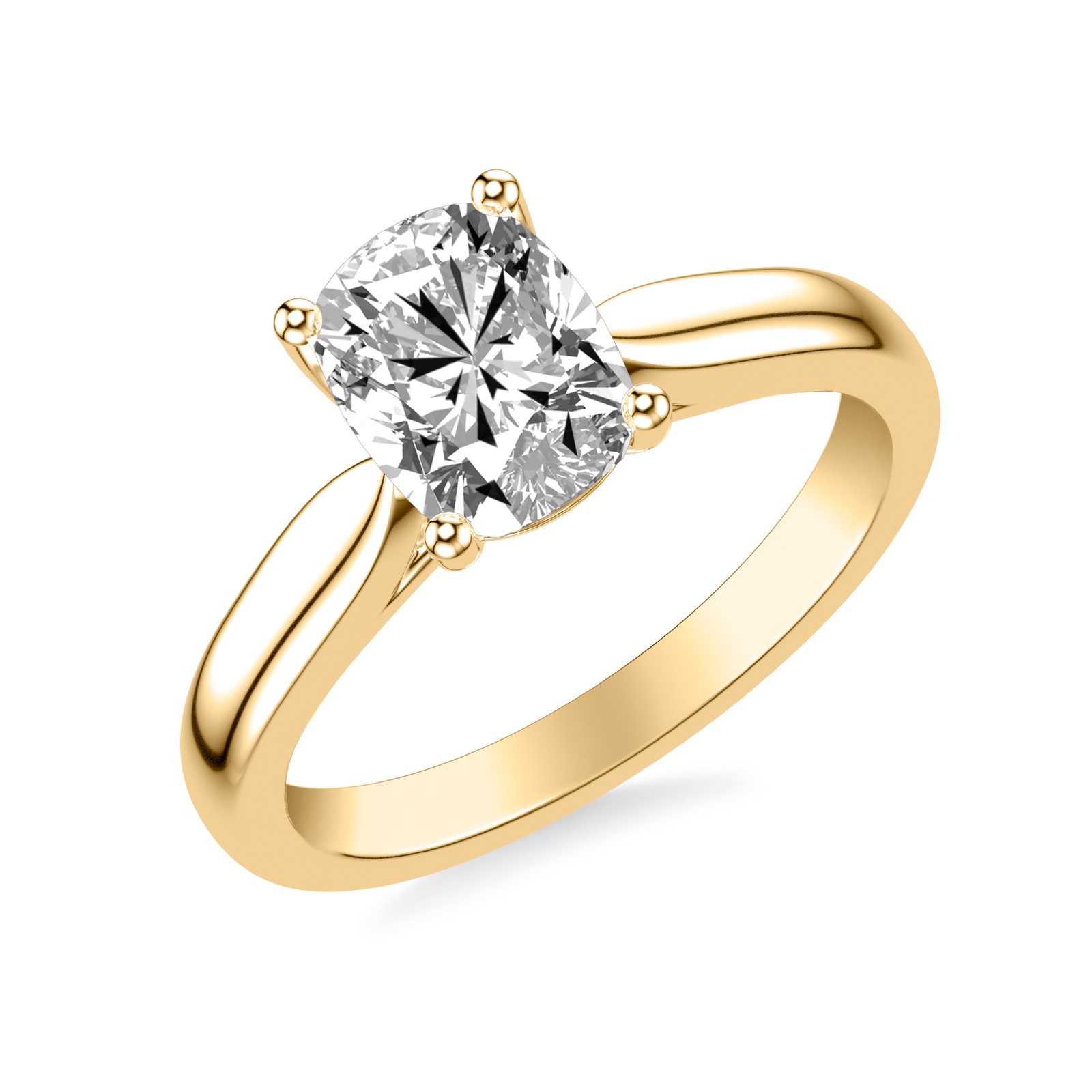 Quenby Quenby Cushion · Yellow Gold