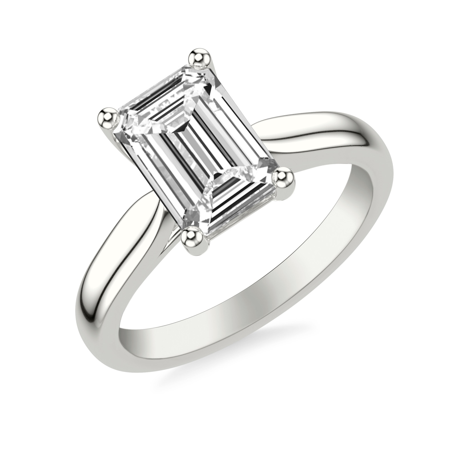Solveig Emerald · White Gold