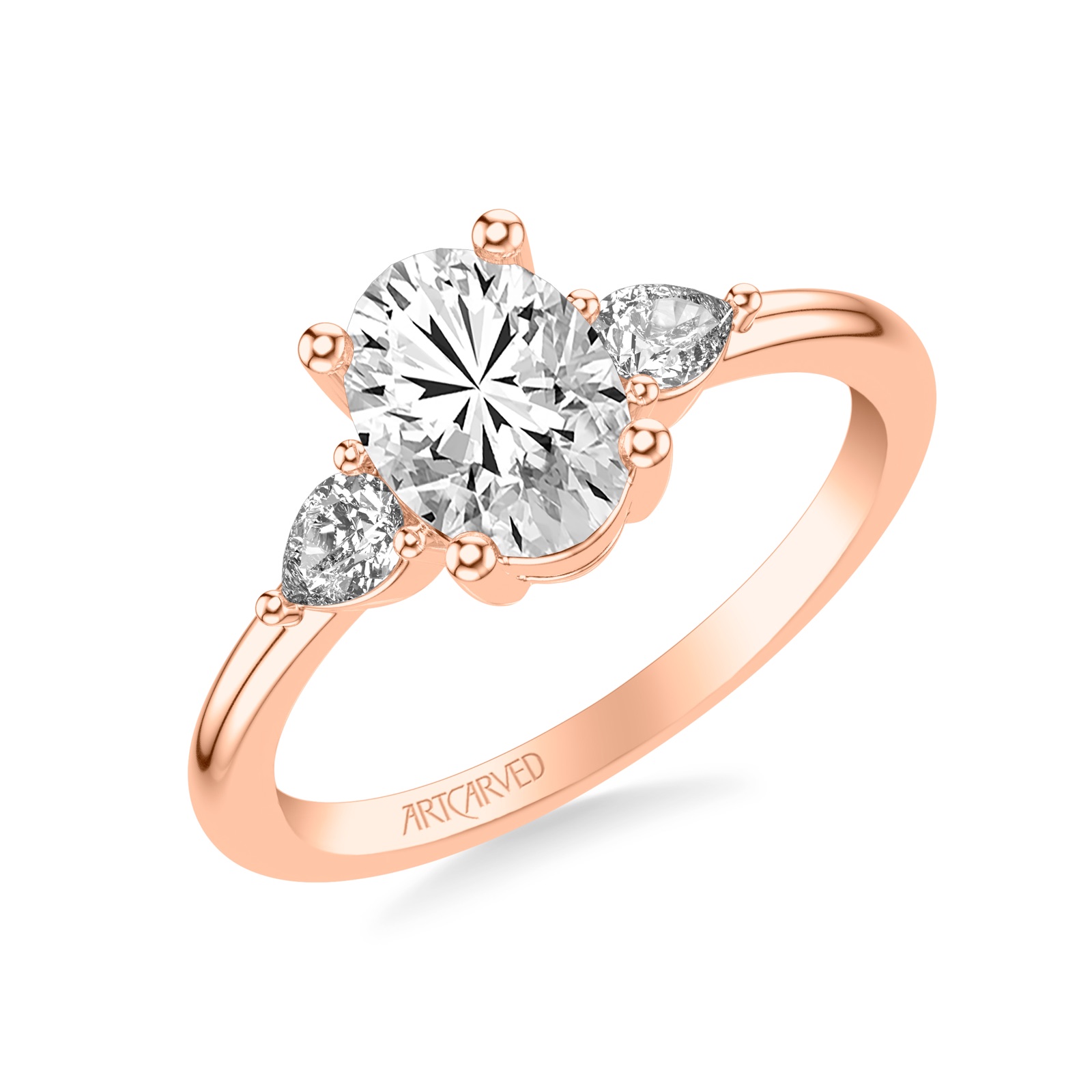 Odette Oval · Rose Gold