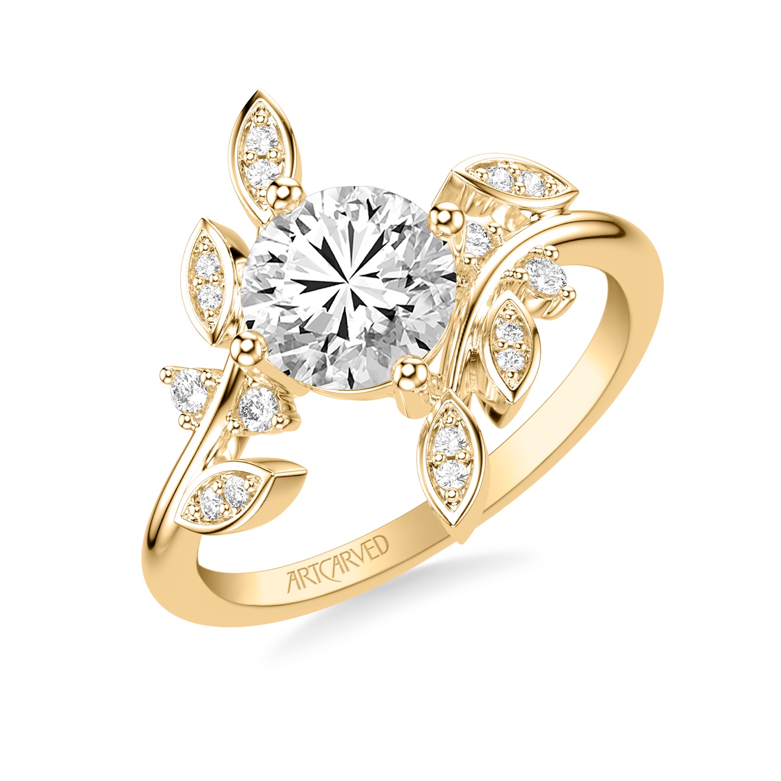 Margaux Round · Yellow Gold