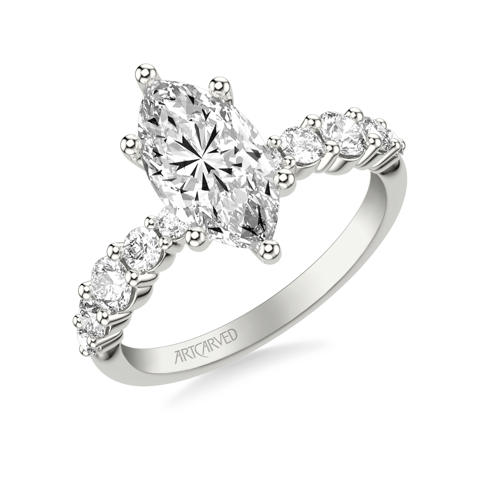 Seraphine Marquise · White Gold