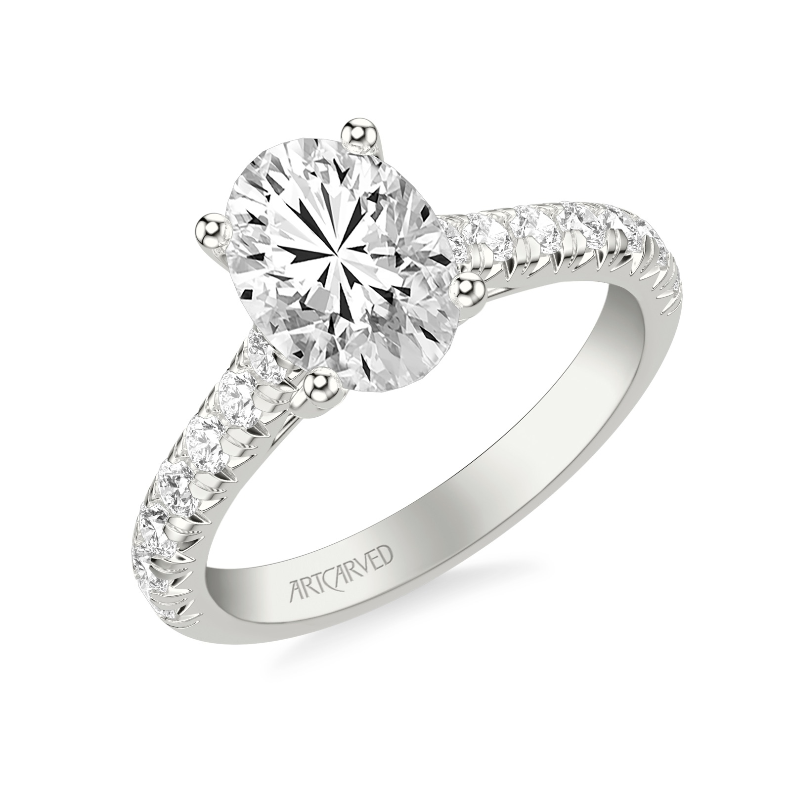 Ribbon Halo · White Gold