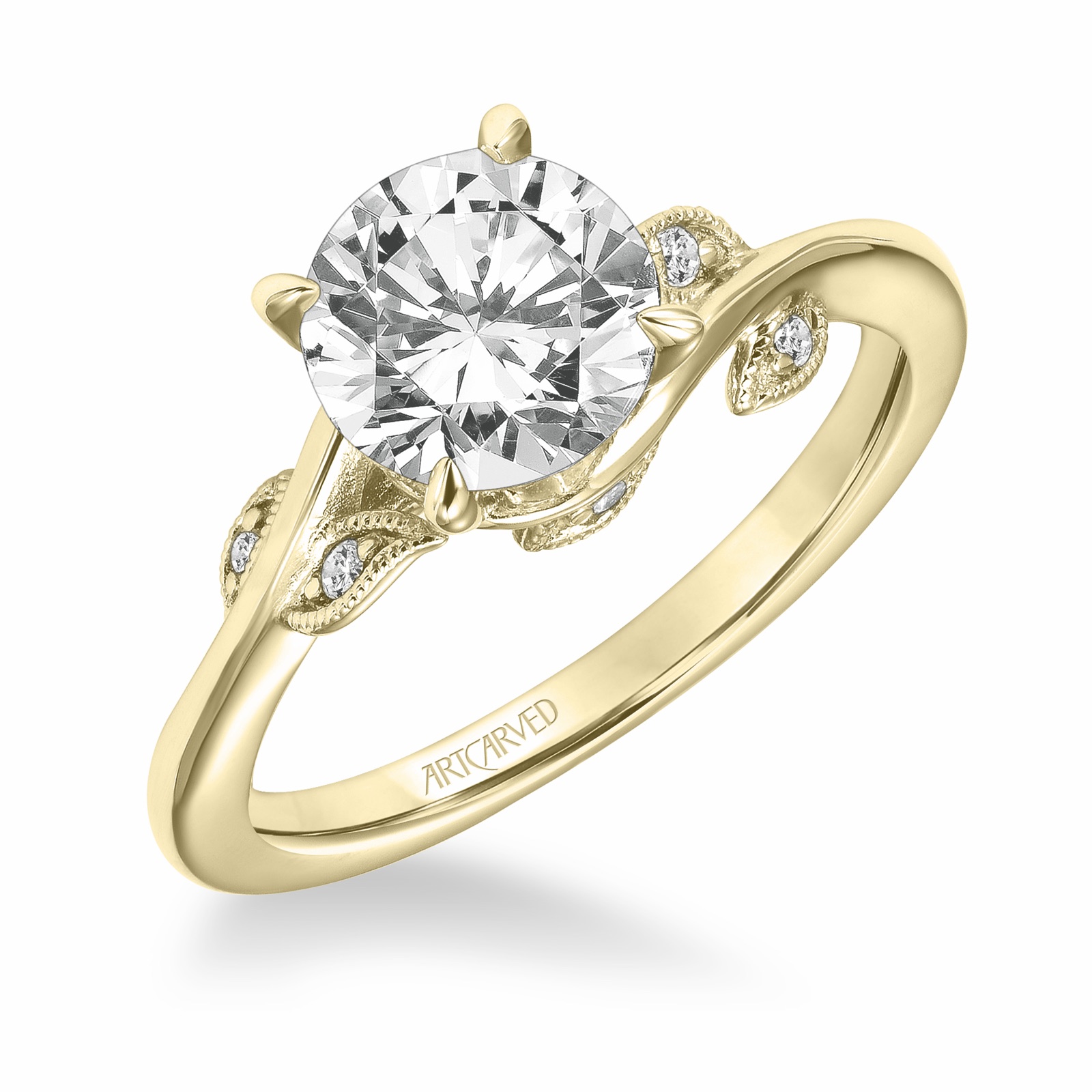 Estelle Round · Yellow Gold