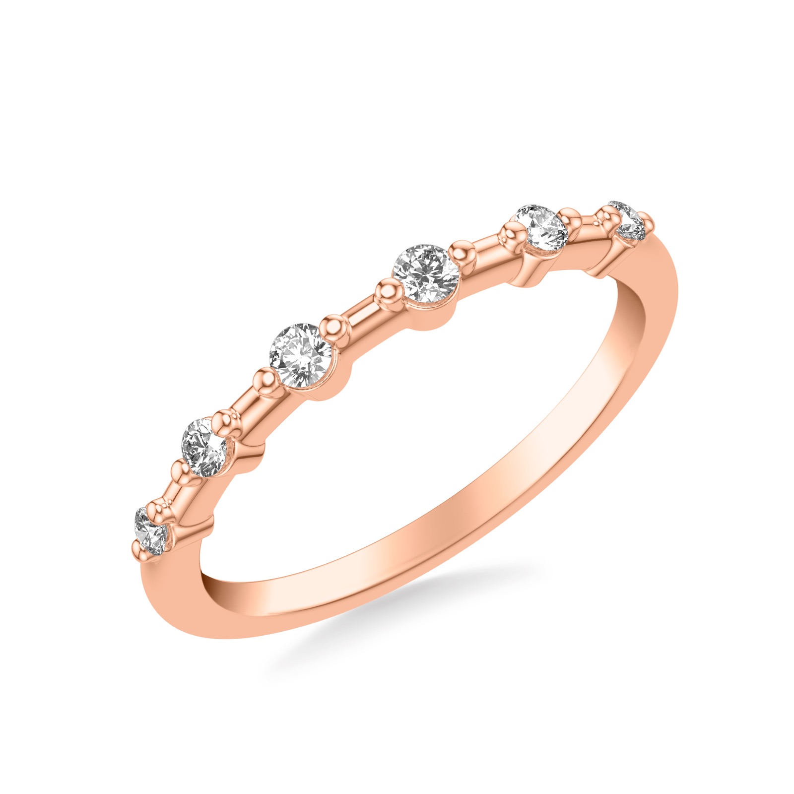 Nerine Anniversary Band · Rose Gold