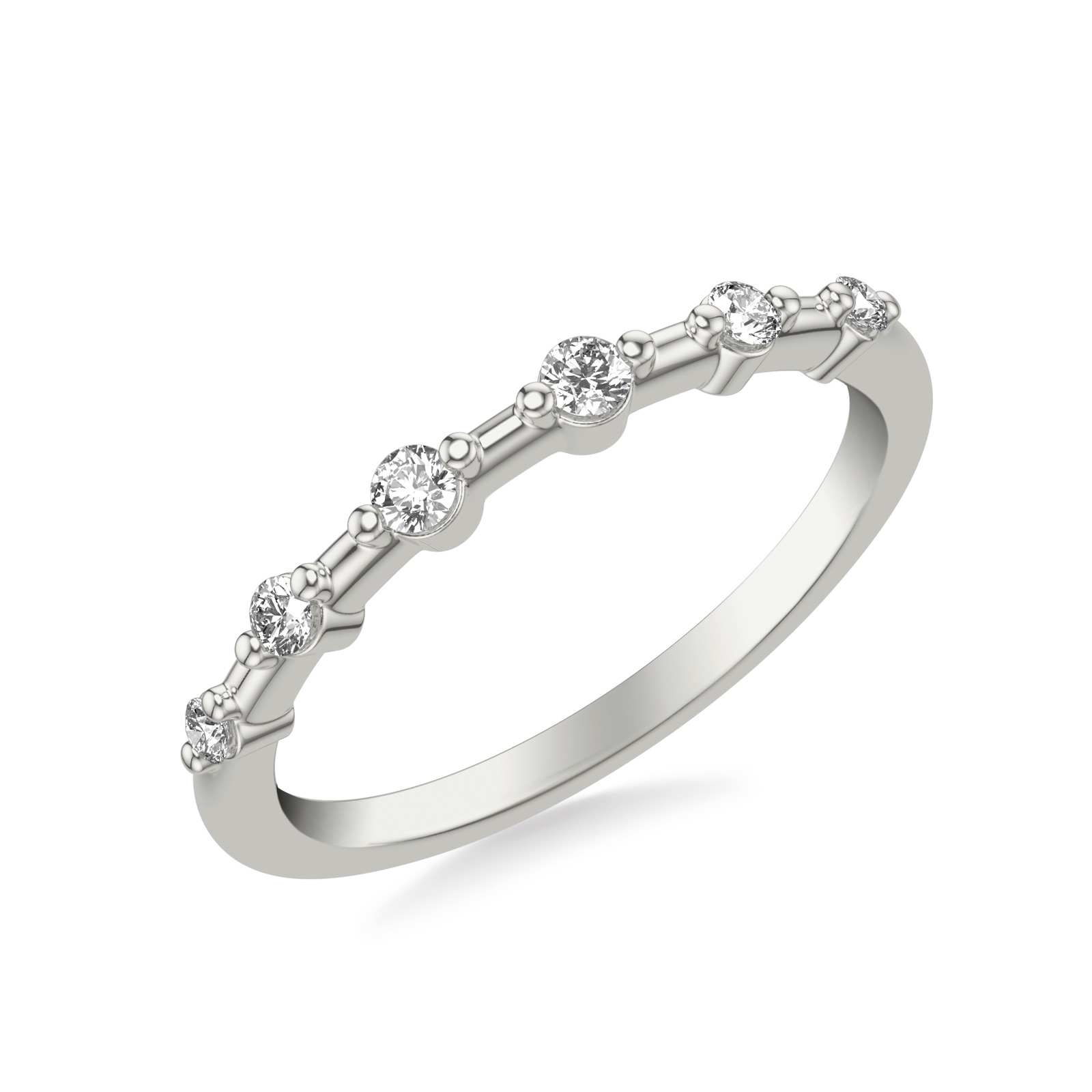 Nerine Anniversary Band · White Gold