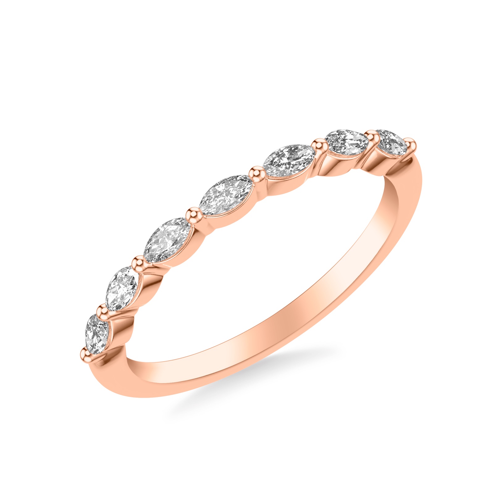 Yvette Anniversary Band · Rose Gold