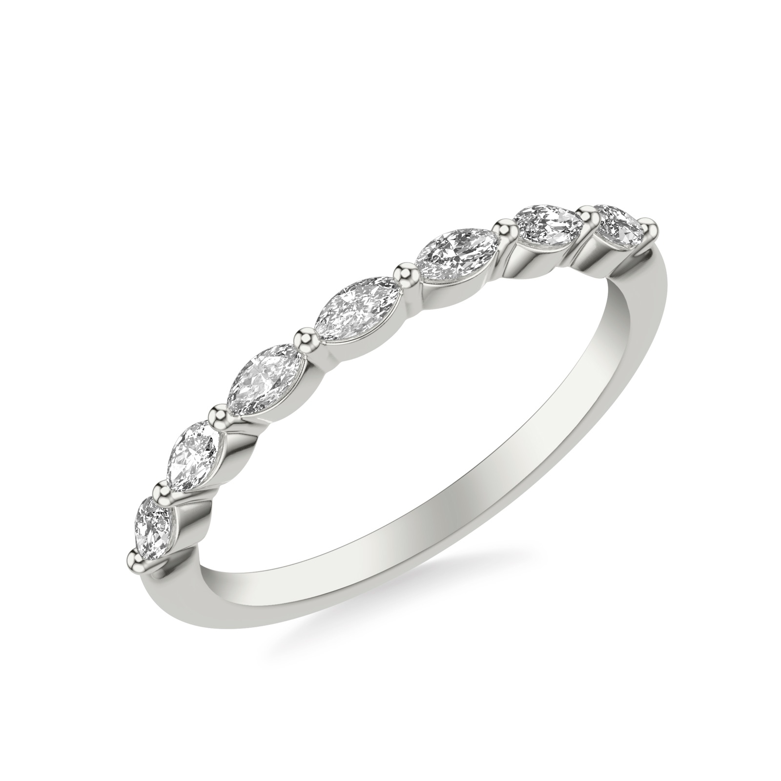 Yvette Anniversary Band · White Gold