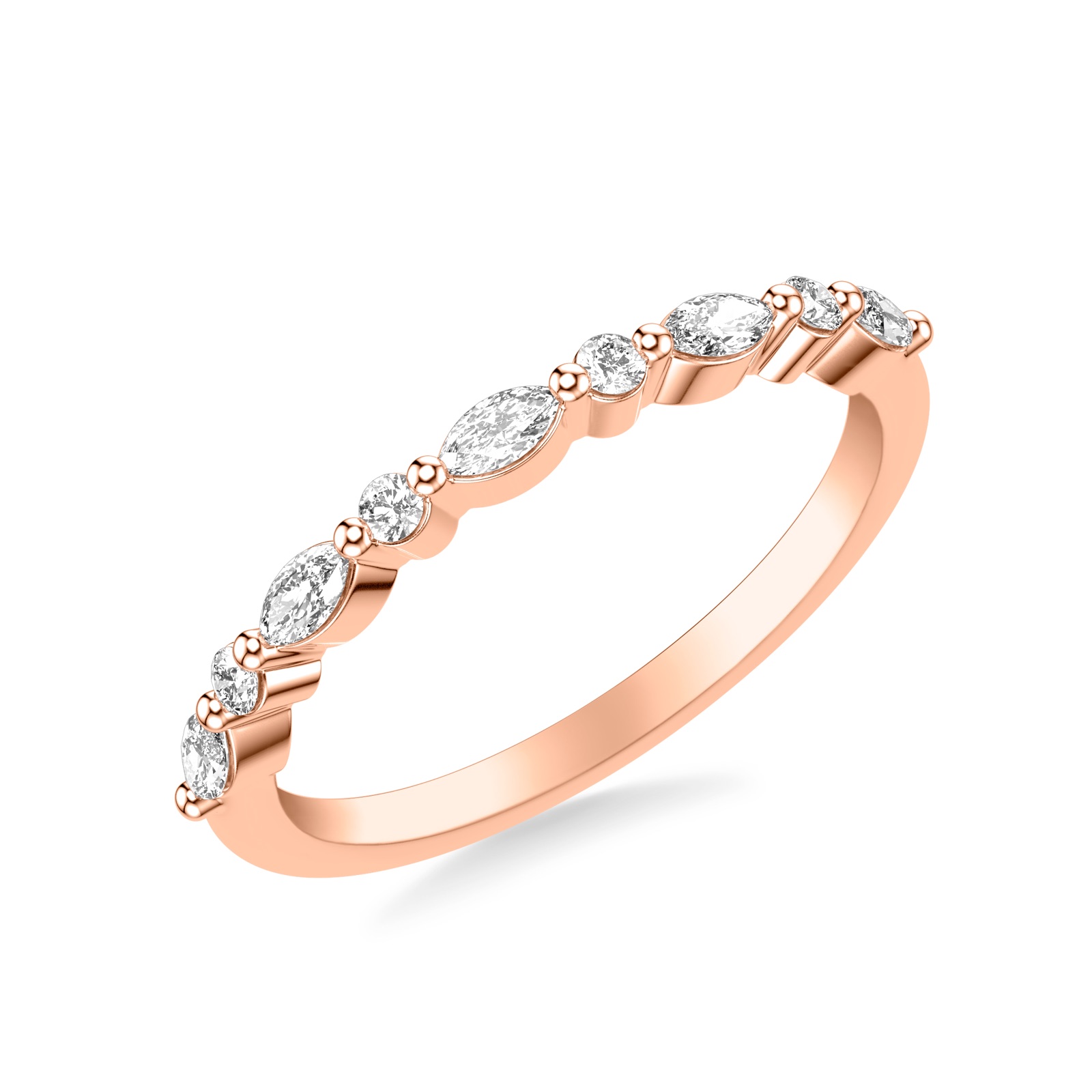 Ysolde Anniversary Band · Rose Gold