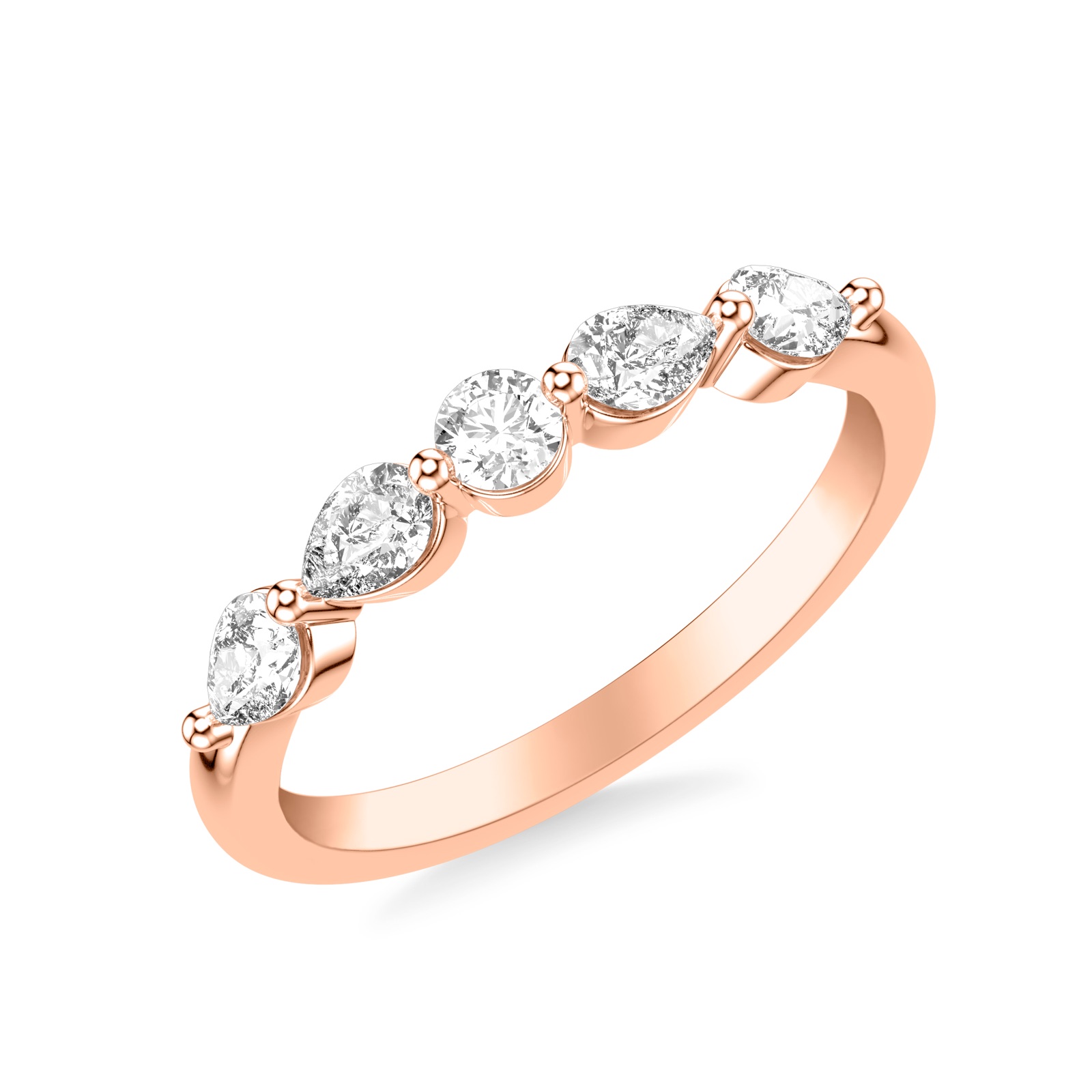 Tullia Anniversary Band · Rose Gold