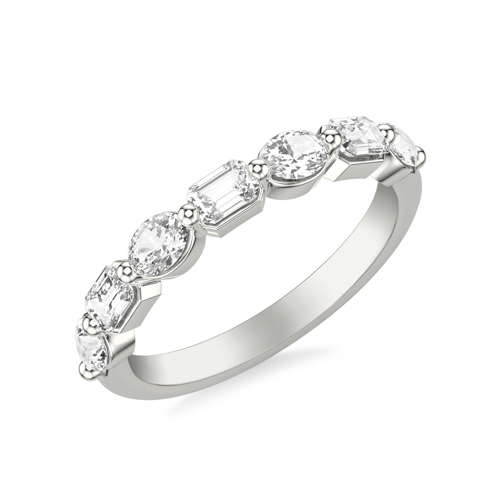 Aveline Anniversary Band · White Gold