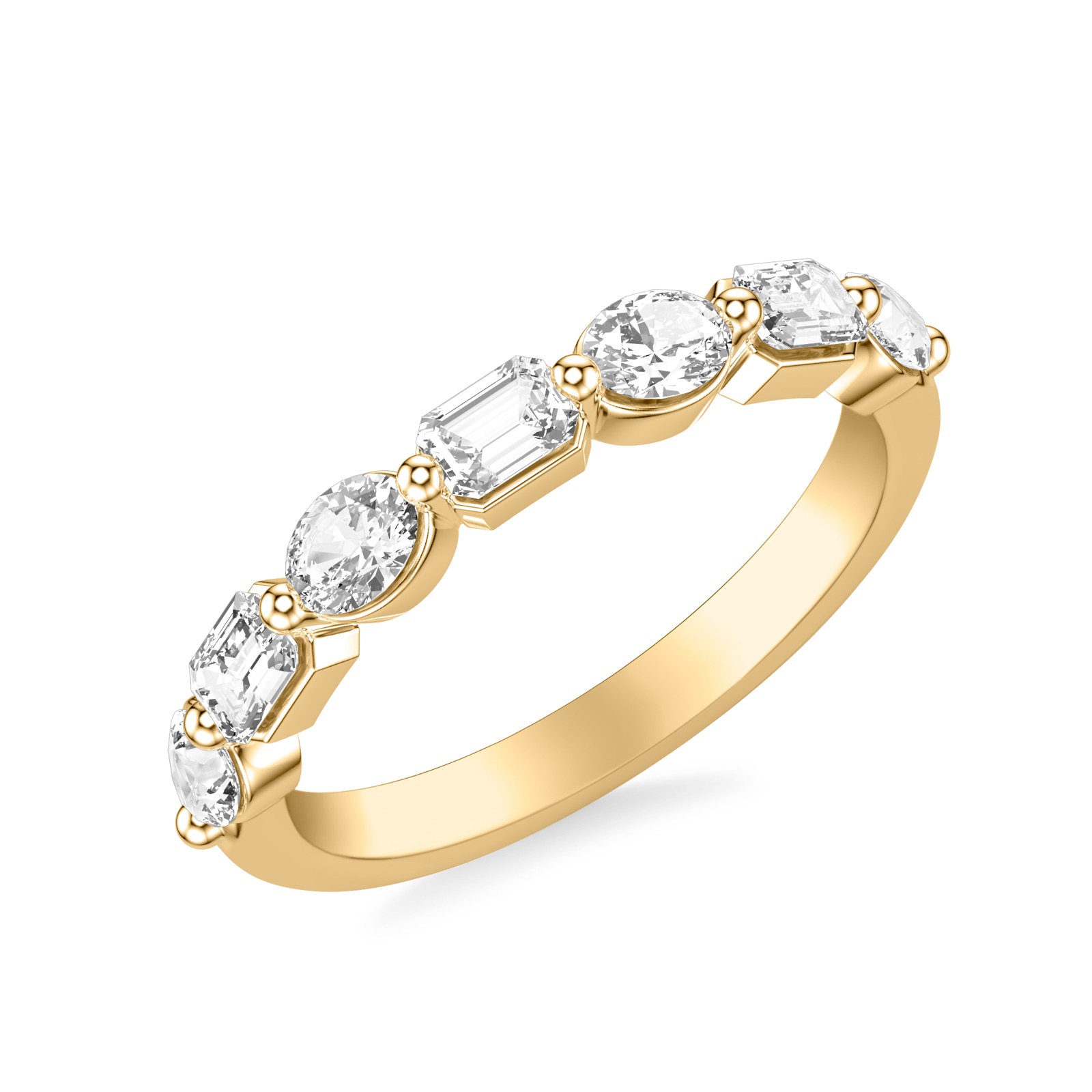Aveline Anniversary Band · Yellow Gold