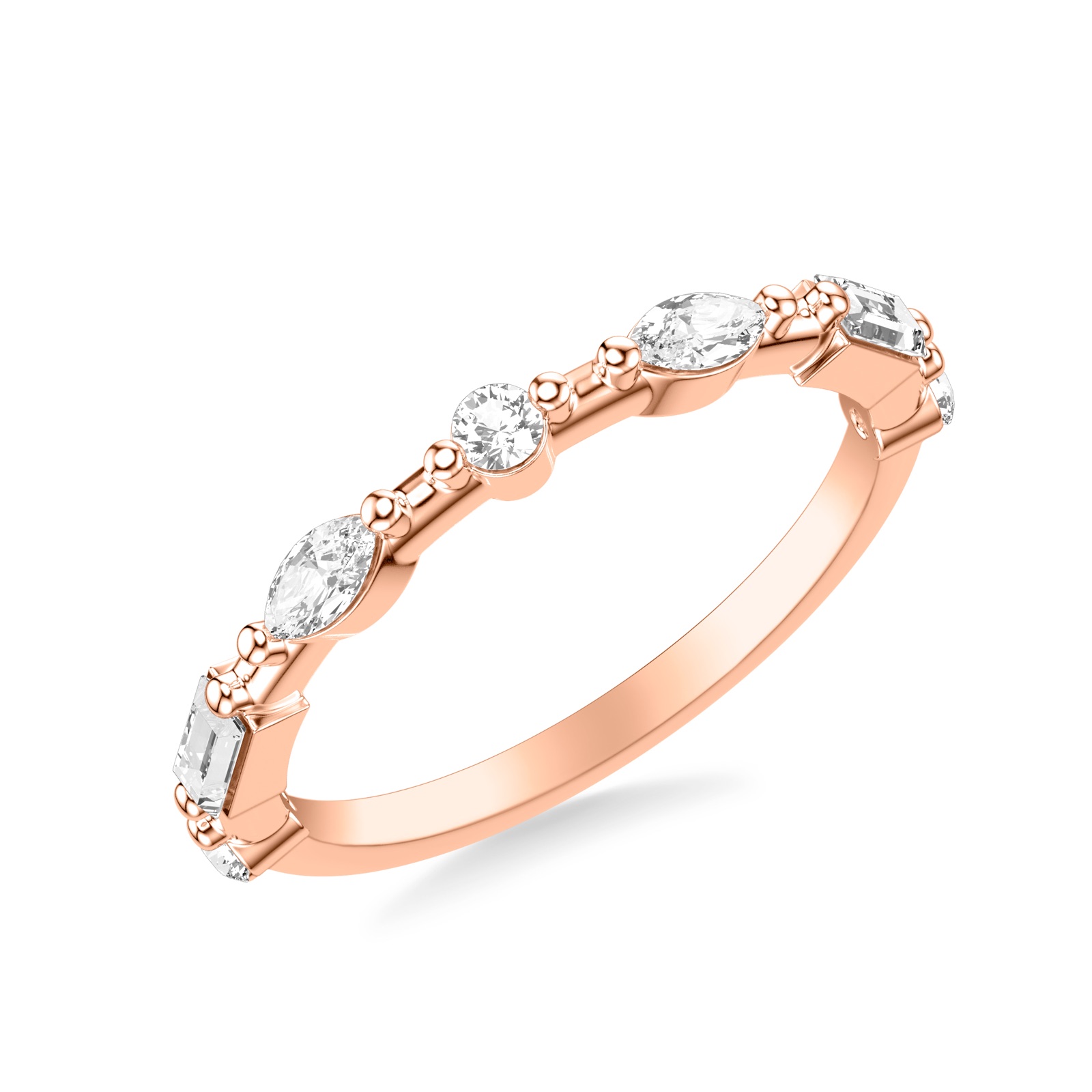 Beatrix Anniversary Band · Rose Gold