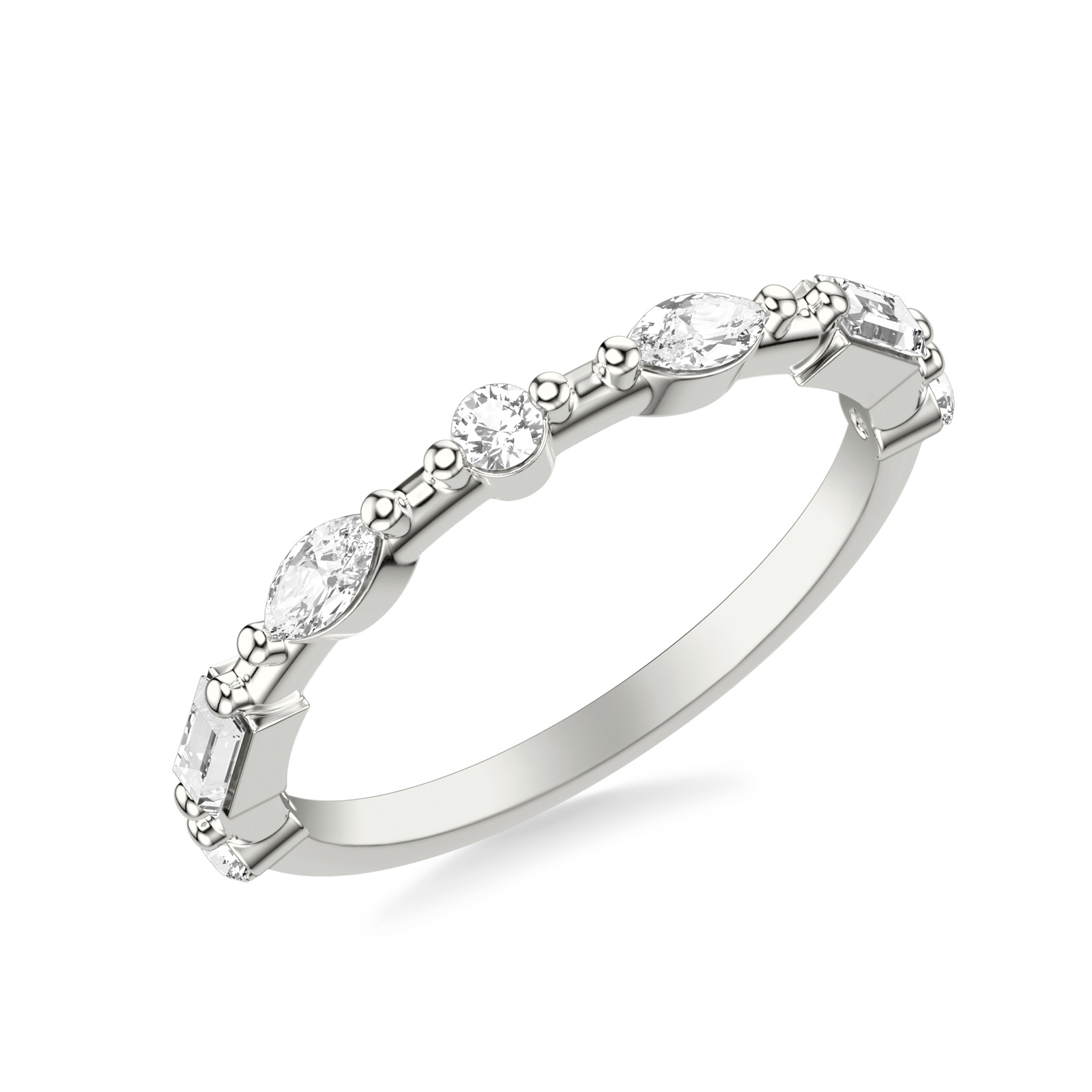 Beatrix Anniversary Band · White Gold