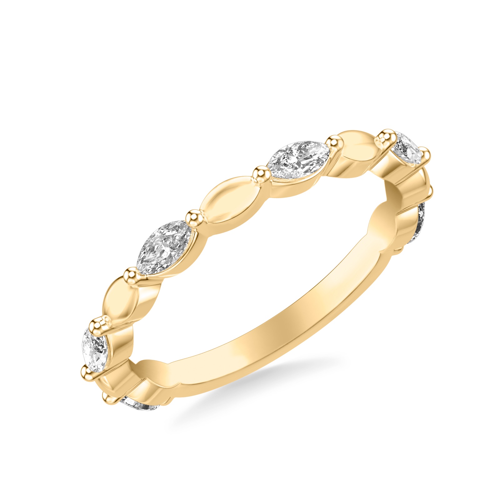 Elowen Anniversary Band · Yellow Gold