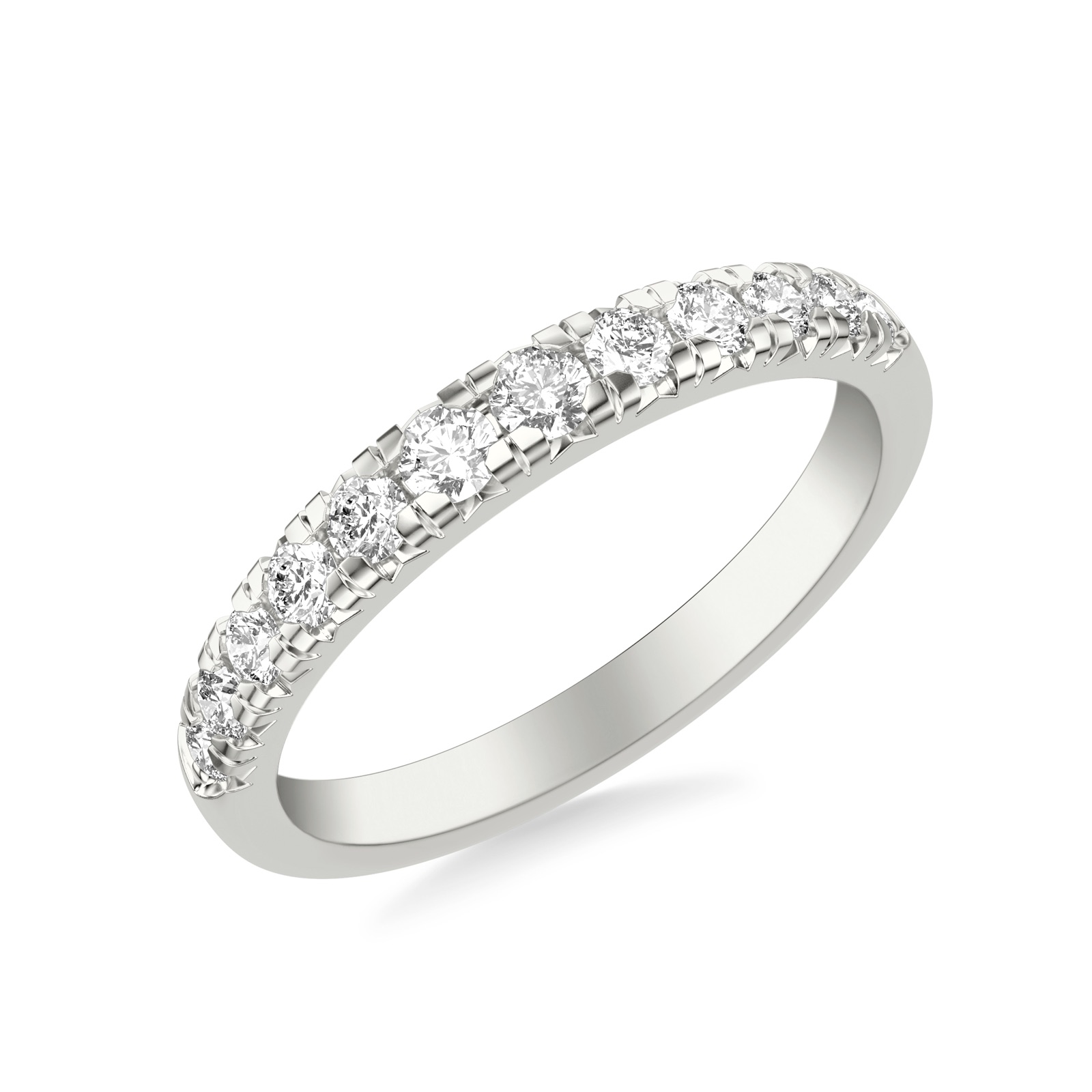 Adair Pavé Band · White Gold