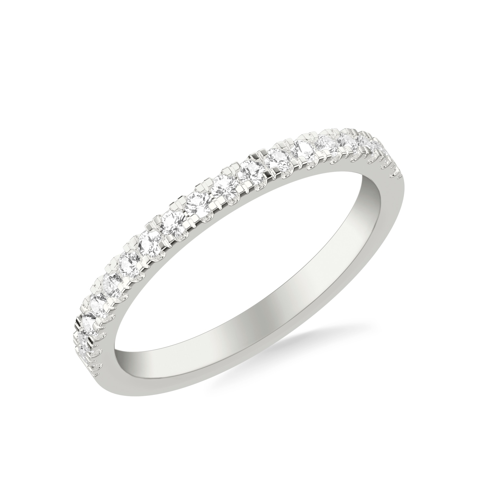 Emberly Pavé Band · White Gold