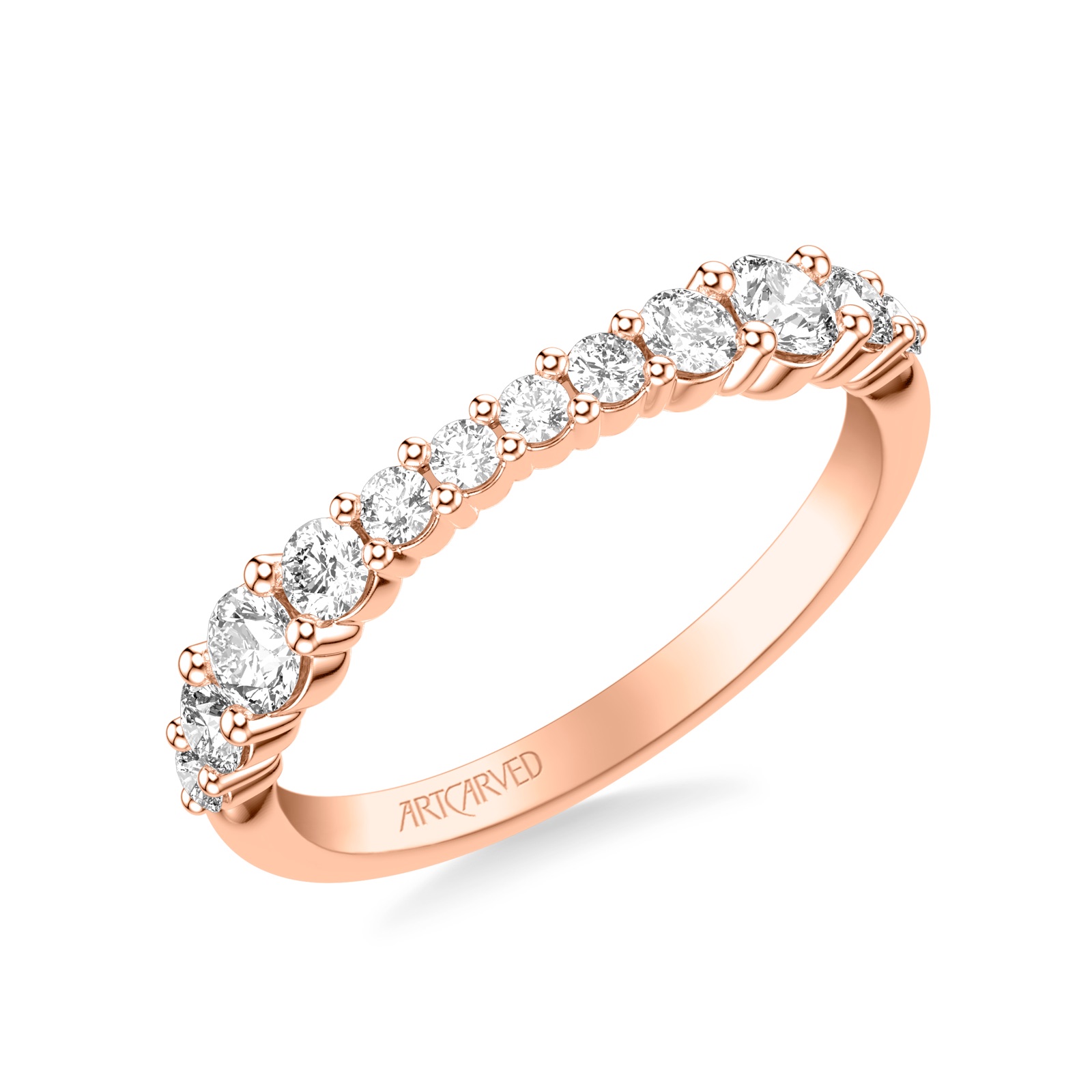 Hesper Pavé Band · Rose Gold
