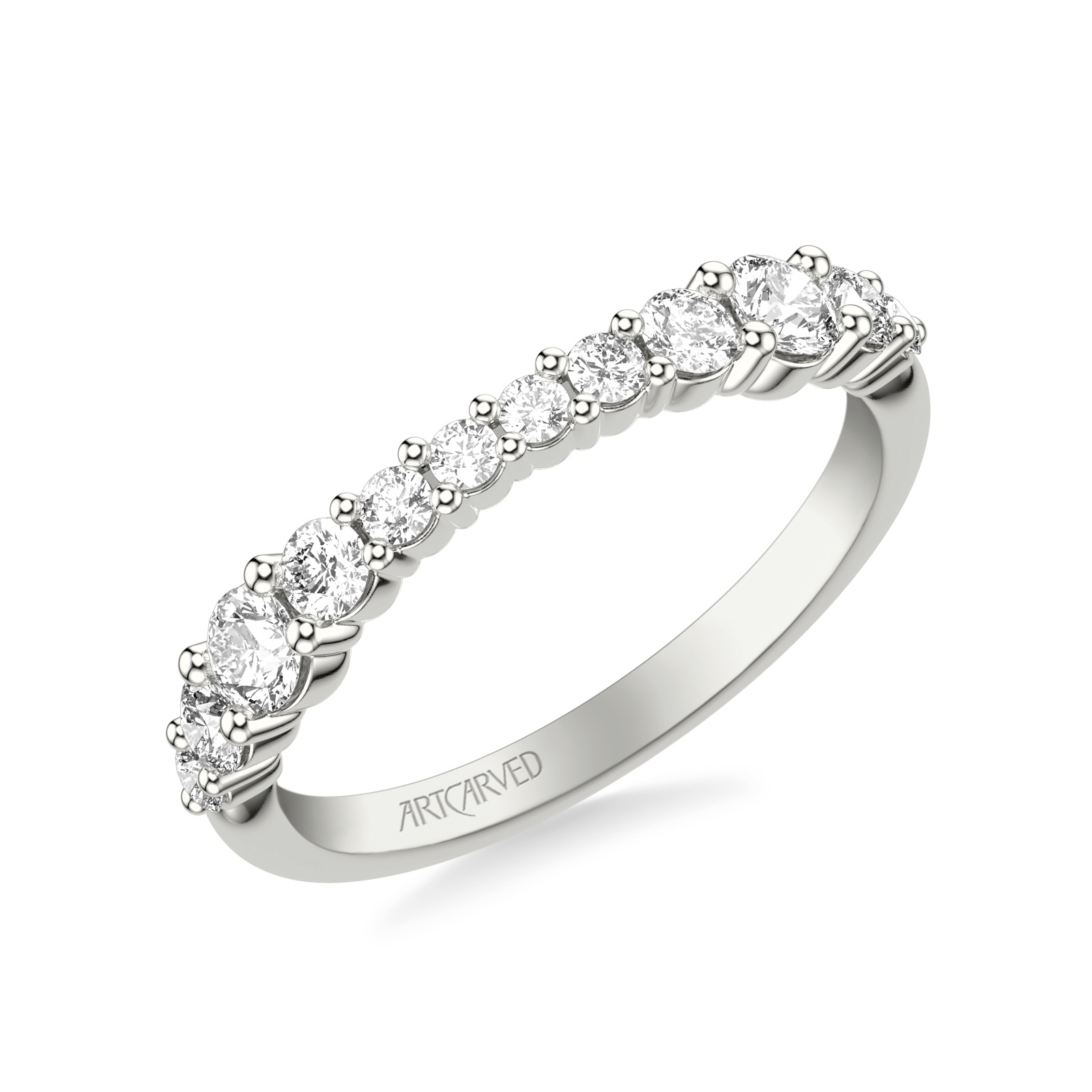 Hesper Pavé Band · White Gold