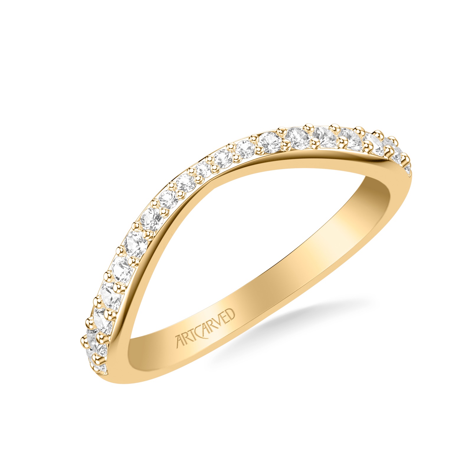 Reverie Contour Band · Yellow Gold