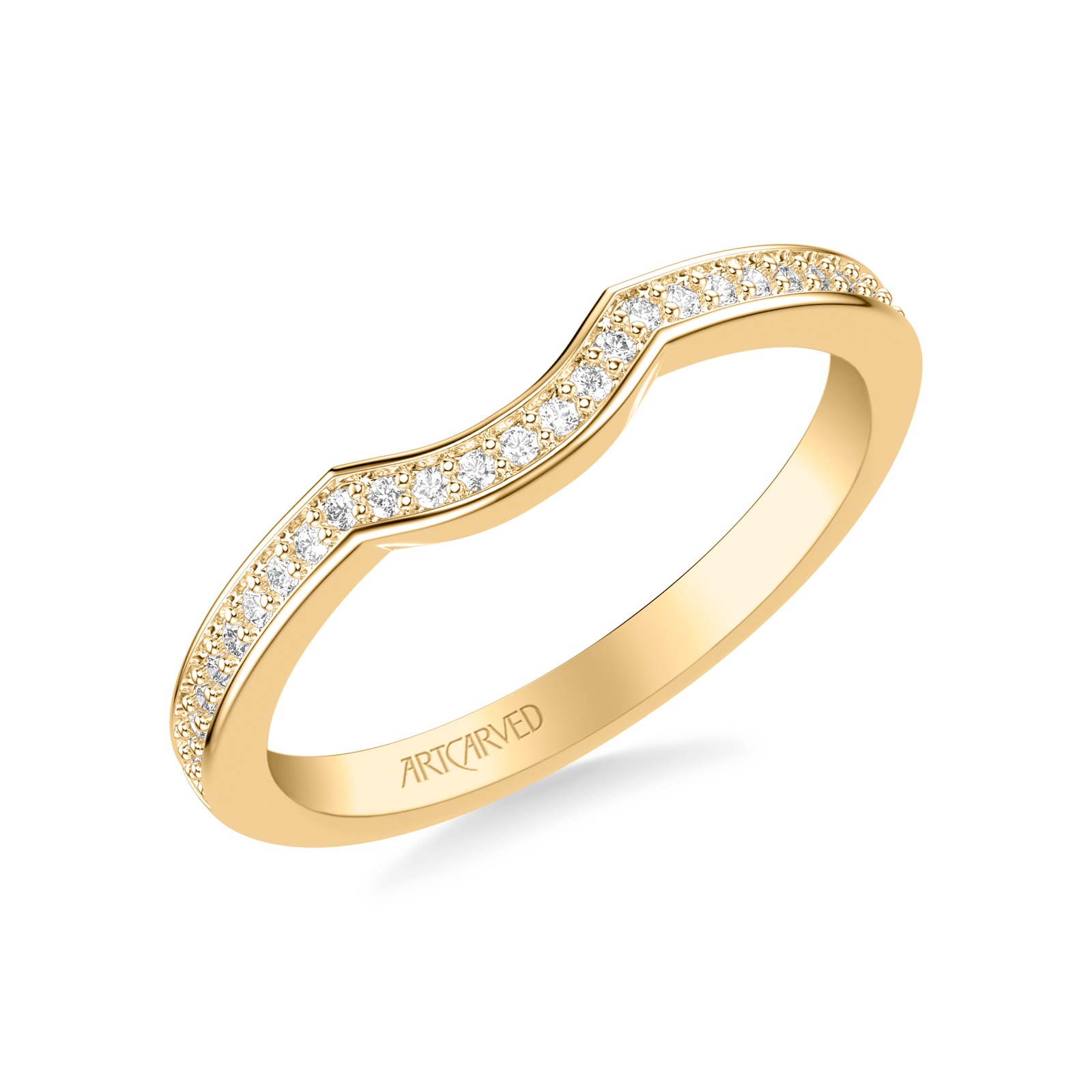 Sonnet Contour Band · Yellow Gold