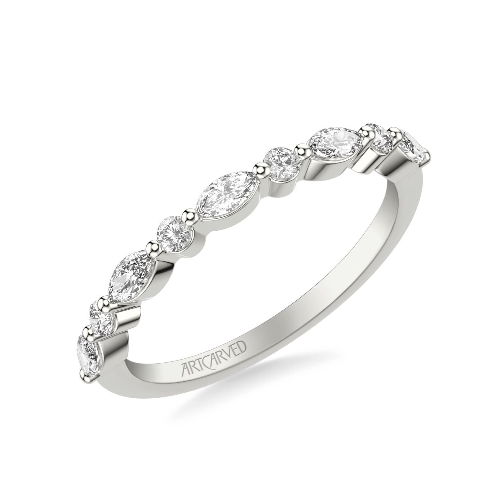 Annelise Anniversary Band · White Gold