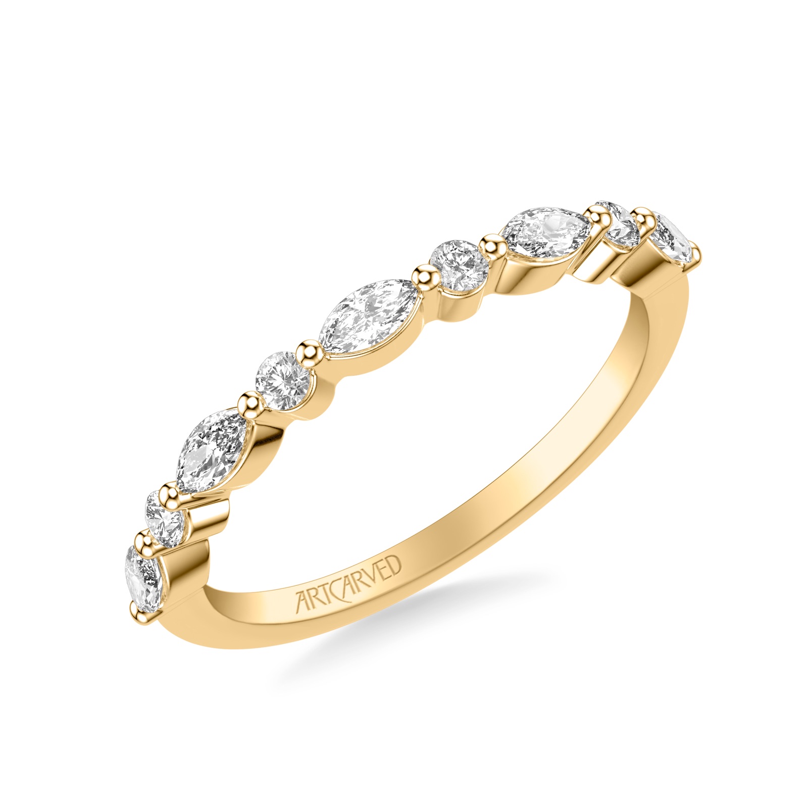 Annelise Anniversary Band · Yellow Gold